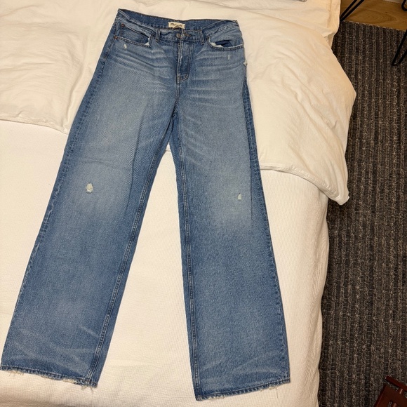 Madewell Low-Slung Baggie Jeans, size 28T (NEW) - Picture 1 of 4